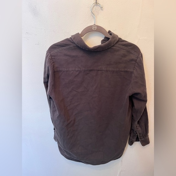 Madewell Dolman Dual Pocket Shirt Grey Small - Picture 3 of 4